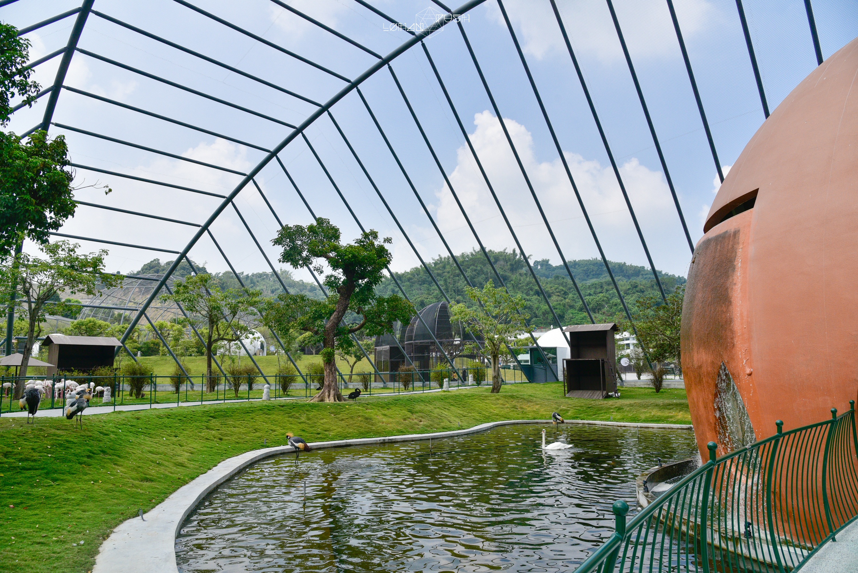 tomomi　古銅三羽鶴蓋置　蒼雲 依舊草堂古美術青銅犀牛